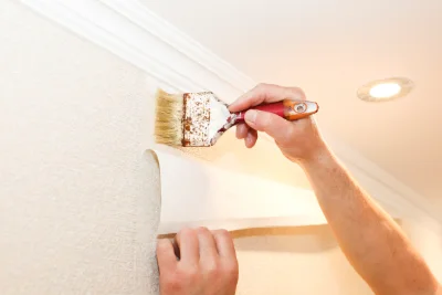 Pose de papier peint à Abergement-le-Grand — revêtements muraux et toiles de verre